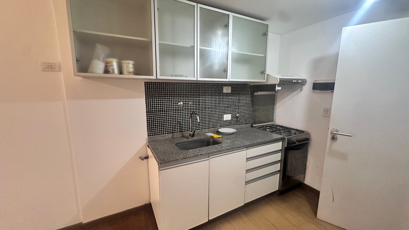 Cocina integrada al living