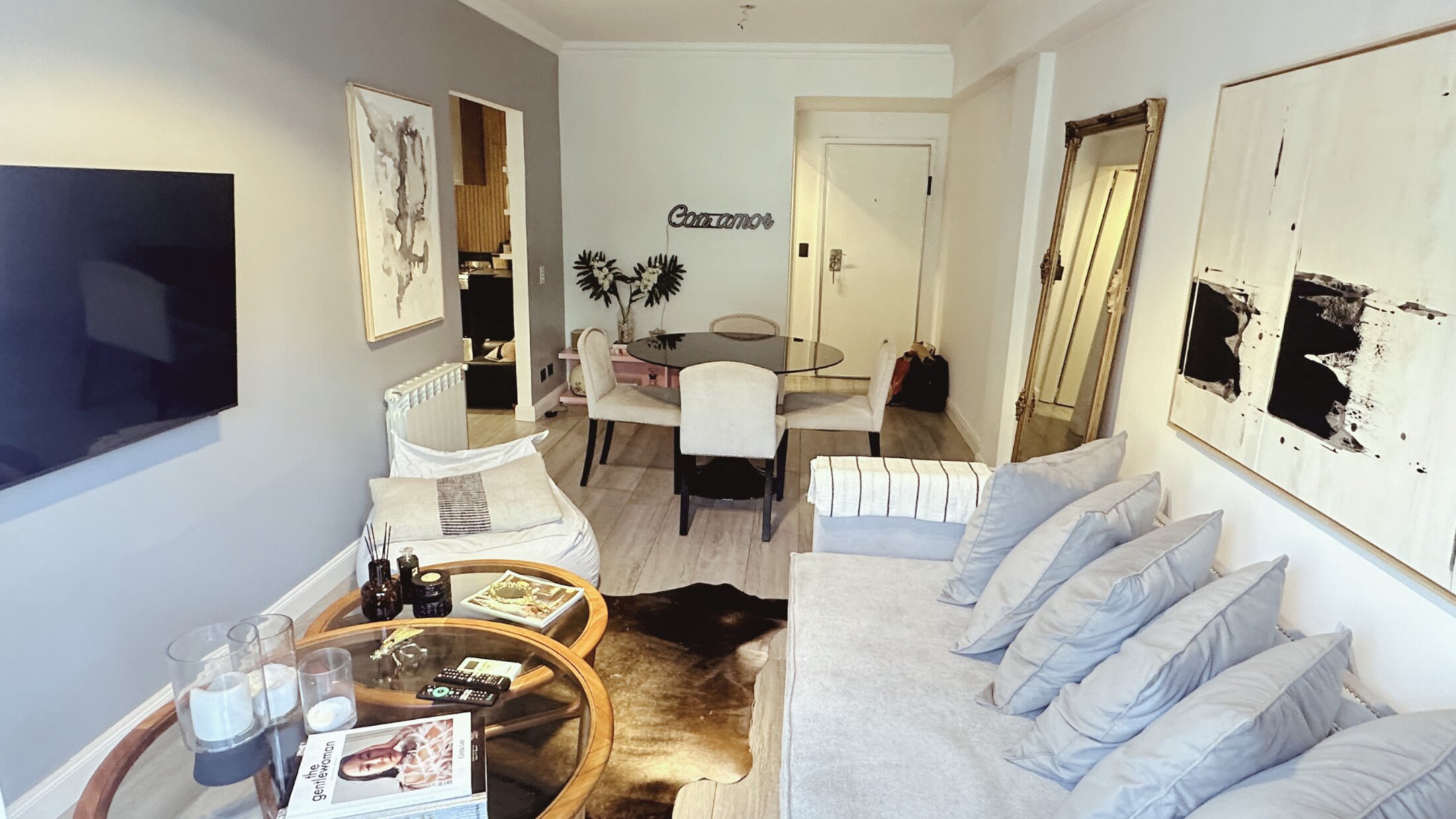 Living luminoso de 3 ambientes en Olleros 3300, Colegiales