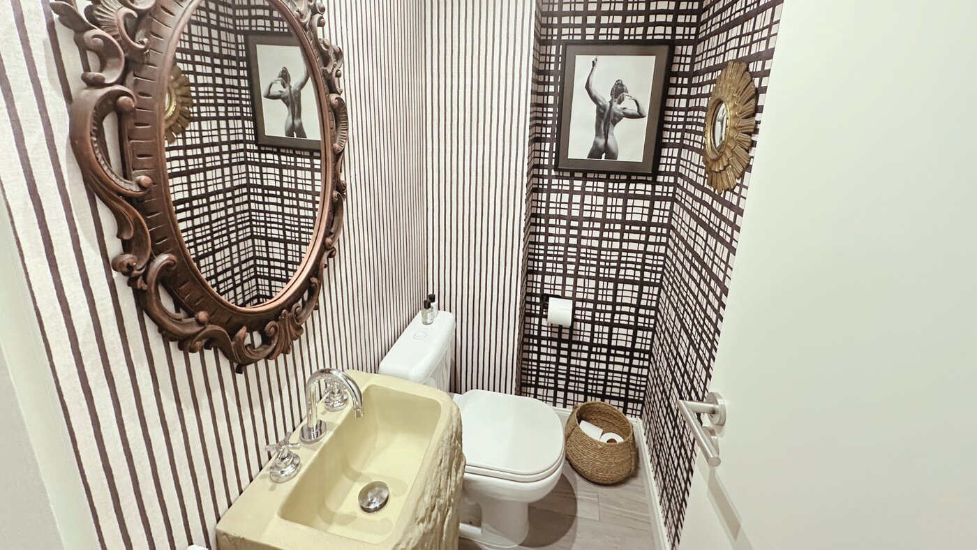 Toilette de recepción