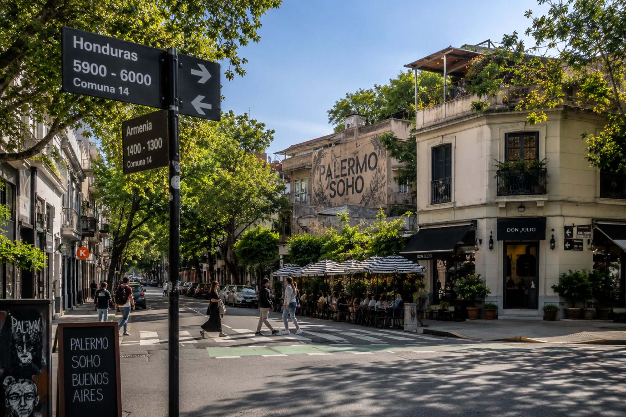Esquina de Palermo Soho en Honduras y Armenia, referencia del mercado inmobiliario de la zona